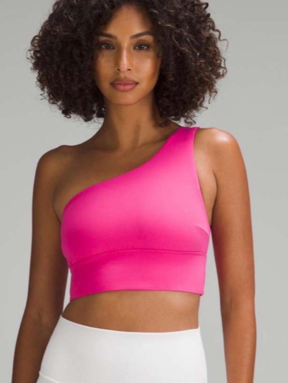 Lululemon Align Asymmetrical Bra in Sonic Pink Size 6